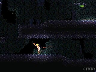 Cute Blonde Fucked by Monster Cock in Game