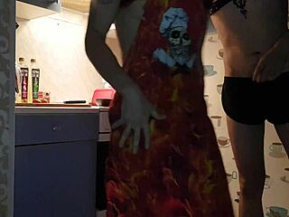 I watched jasper getting his ass fucked hard in the kitchen during gay anal sex