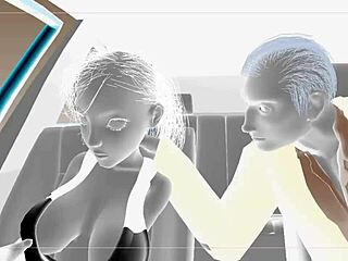 Wild 3D animated sex with big tits and cock