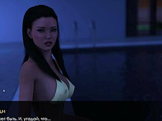 Beautiful anime Mia in hot solo action in Summer with Mia 2