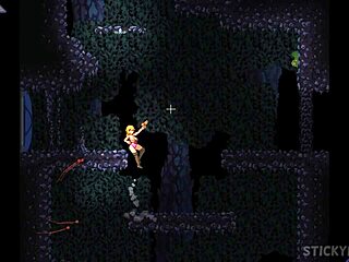 Cute Blonde Fucked by Monster Cock in Game