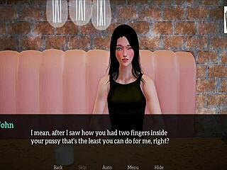 Just saw this redhead in My New Family 74, small tits rocking hentai action