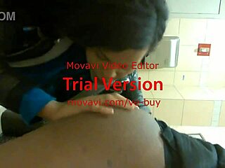 ebony sluts dive into steamy bathroom ass licking