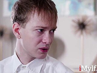 Kennedy Kressler, stepmother seduces tutor with her tits
