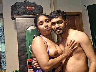 Petite cute babe fucks hanif and adori 😏