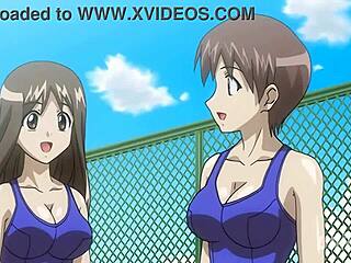 Step-sis and step-bro almost get caught in pool fling