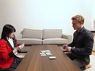 Yumeko Jabami Defeated And Fucked On Table!