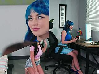 My lesbian girlfriend sits on my face while gaming