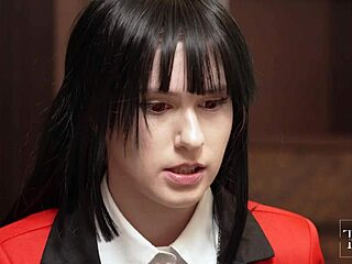 Yumeko Jabami Defeated And Fucked On Table!