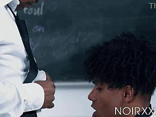 Black muscle hunk Adrian Hart and Tony Genius fuck