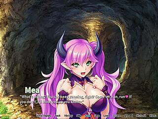 Monster girl harem: The first episode with a stuck demon