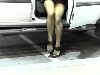 jasmeen lefleur walking teaser in heels and legs focus