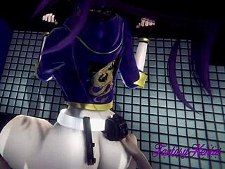 Hentai 3D POV compilation with blowjob and boobjob action