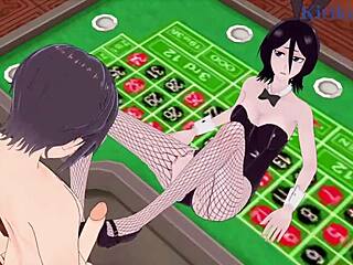 Bleach hentai with Rukia and Yoruichi in bunny suits