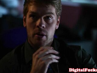 Blonde with big tits getting throat slammed in storyline 😏