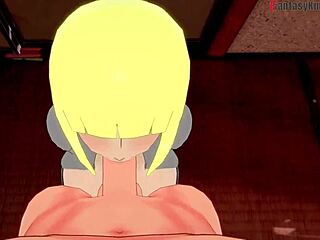 Just saw Samui giving a blowjob in Naruto 3D cartoon on Fantasyking3