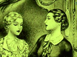 Vintage Erotic Drawings in Retro Anime Style