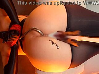 Petite submissive gets tightly bound and creampied in HD