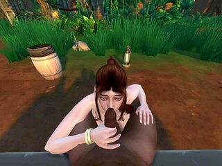 Hey, wanna see black man bang Lara Croft in jungle?