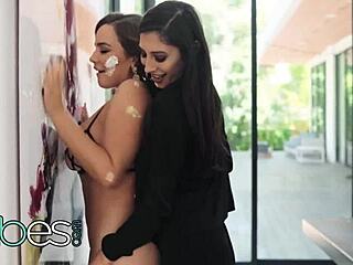 natasha nice and gianna dior arrive late to lesbian party