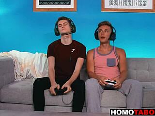 Hot step-uncle's forbidden anal sex with athletic nephew