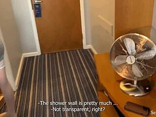 Hot Milf Stepmother Catches Me Spying In Shared Hotel Shower