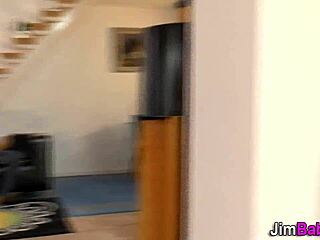 Cute british teen gets hardcore facial after blowjob