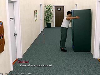 Big dick college boy gets it hard on the first day