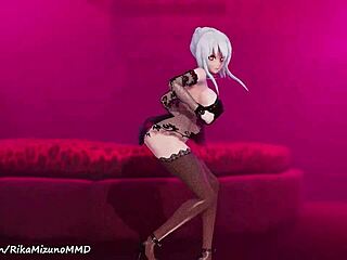 Wanna watch Yowane Haku’s sexy MMD R-18 dance?
