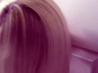 Laceystarr is a blonde MILF who enjoys a gloryhole threesome