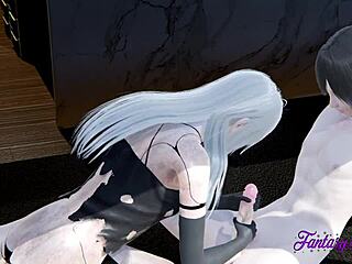 A2's hard sex scenes in Nier: Automata hentai