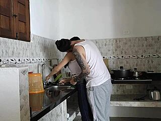 i got horny and fucked my wife in the kitchen while fixing it