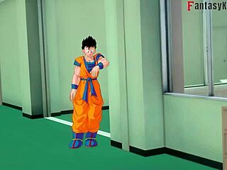 wanna see gohan's wild college sex in dragon ball?