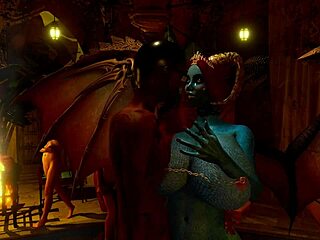 3D animated porn with a taboo theme of succubus and incubus