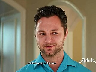 Old wife gives her ex a sensual massage