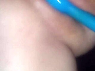 Kona's wet pussy gets vibrator close-up