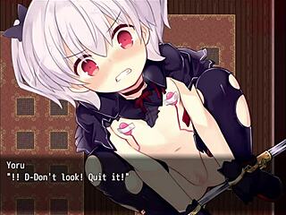 Anime blowjob video Night tail part 4 with bondage and sex toys