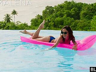 blacked hotwife malena takes two thick bbcs for intense double penetration action.