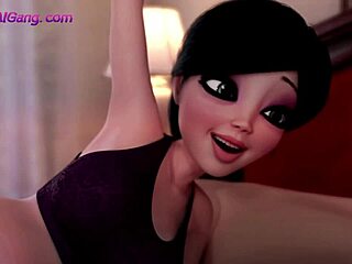 3D animated hentai with futanari and stepmoms