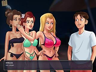 Milf Eve Lawrence Gives Handjob With Big Tits