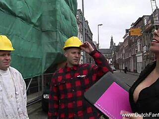 Amsterdam threesome with rough and dirty sex scenes