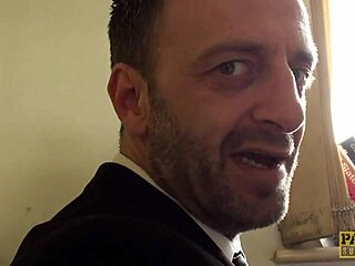 British Sub Bitch Endures Rough Anal Fingering