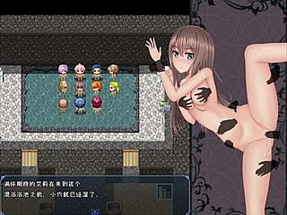 2D Princess Ellie falls under the control of Violent King in this anime hentai game
