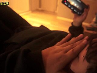 watching a movie with my stepbrother, i accidentally swallowed his dick and almost got caught.