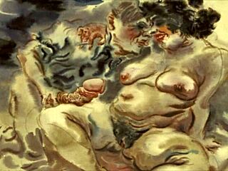 I’m hooked on this vintage erotic illustration art