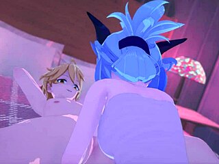 Breaking Ganyu in wild Genshin Impact hentai action.