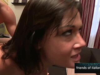 Muscular boyfriend watches his beautiful girlfriend get fucked by another man