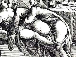 Bold Vintage Erotic Drawings with Retro Hentai Comic Style