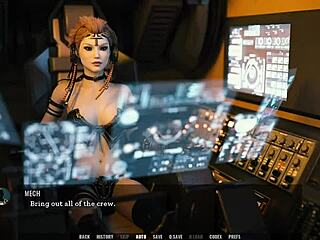 Asian girl flaunts big curvy tits without bra in 3d anime outfit