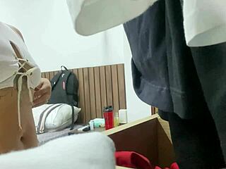 Step mom in a dress, homemade video